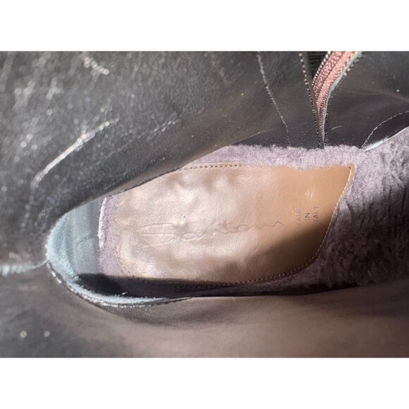 Santoni Calfleather Jodhpur Chelsea Boot size 8 D Burgundy made Italy mspr $929 main image 4